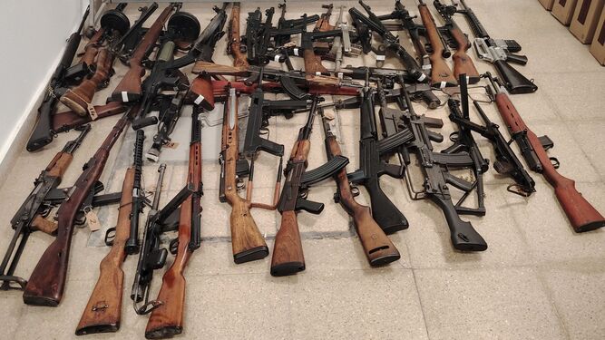 Armas inutilizadas por la Guardia Civil | Imagen de archivo